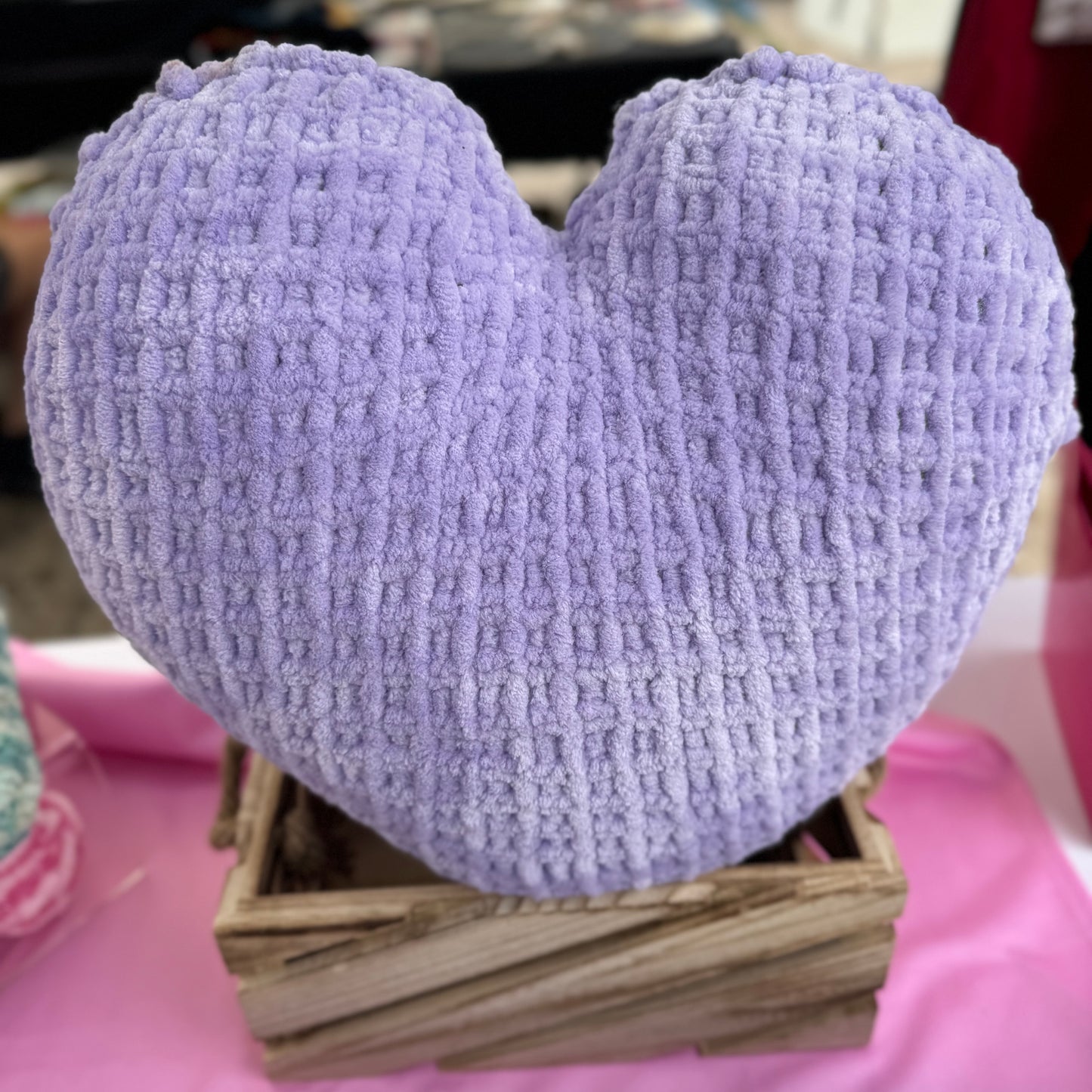 Knitted Heart Pillow Pattern