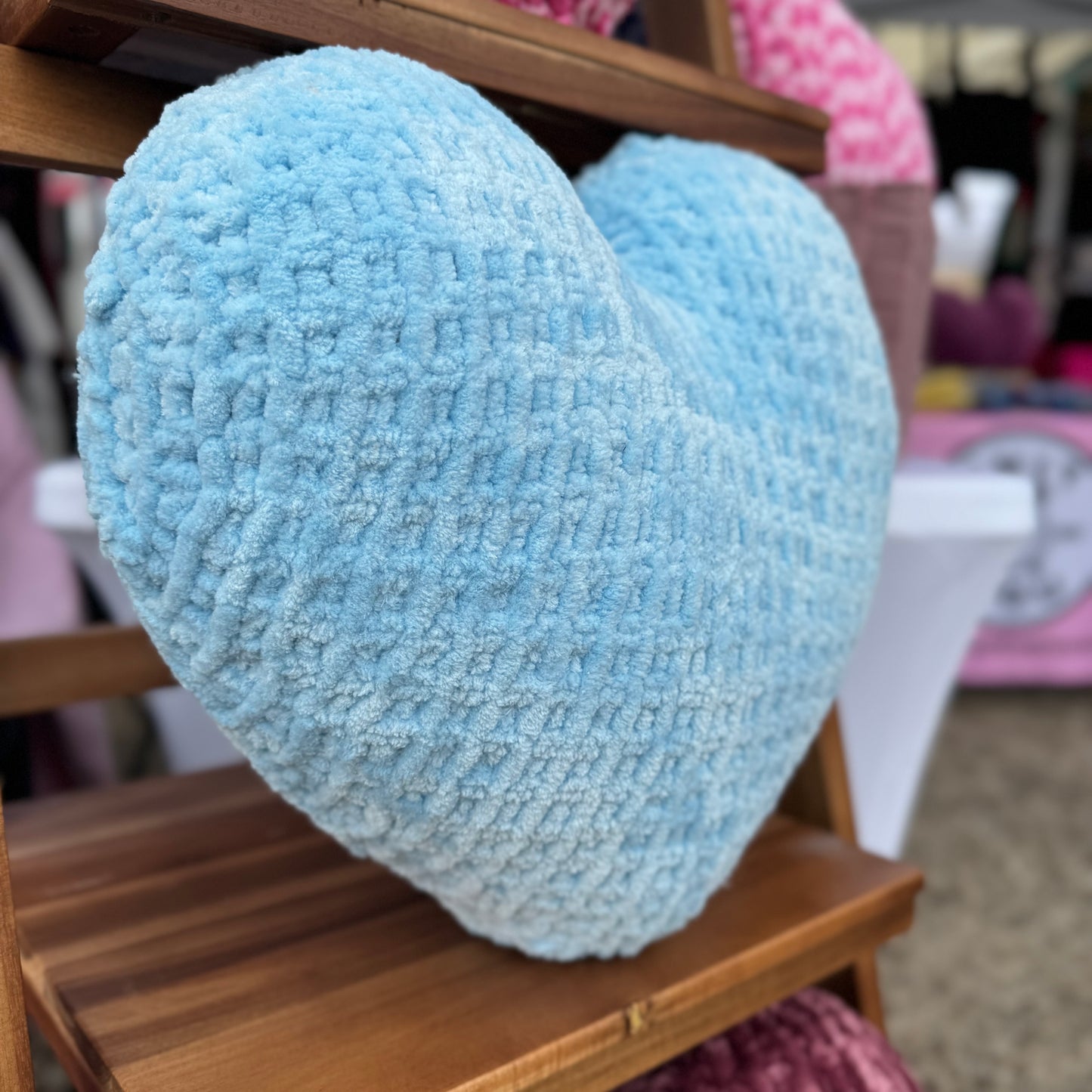 Knitted Heart Pillow Pattern