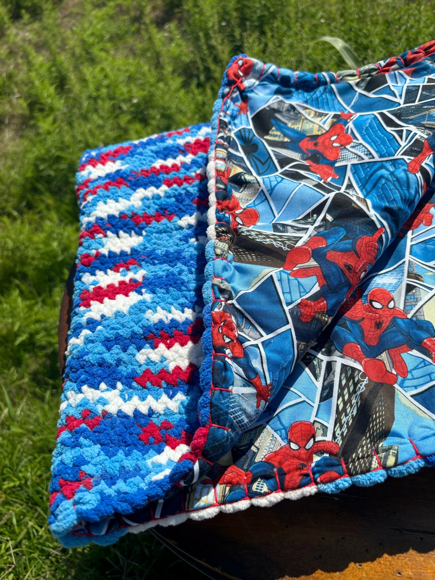 Adventurer Reversible Baby Blanket (Ready to Ship)