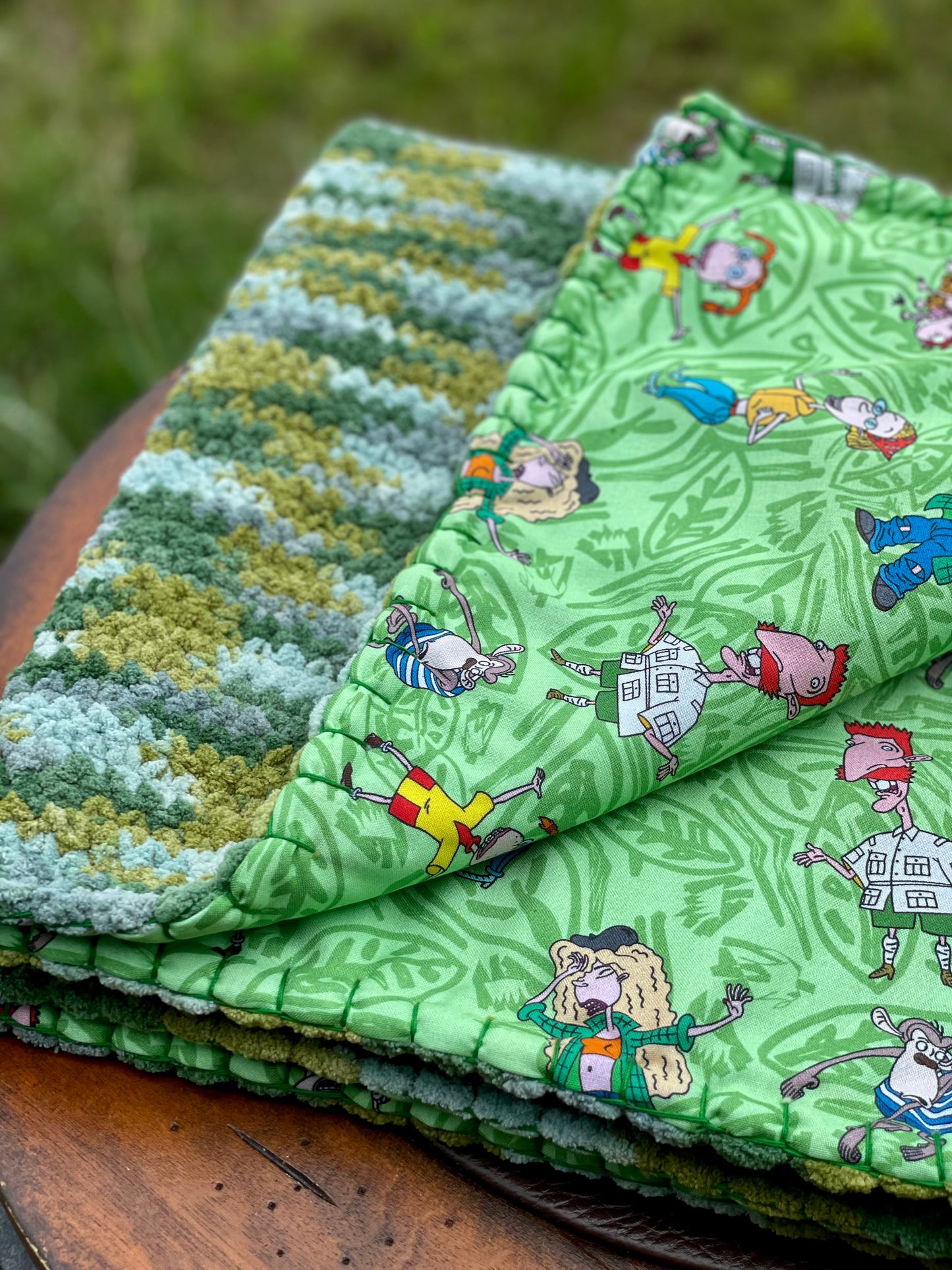 Wild Ones Reversible Baby Blanket (Made to Order)