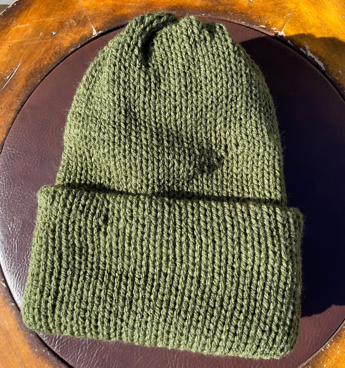 Olive Green Beanie (Made to Order)