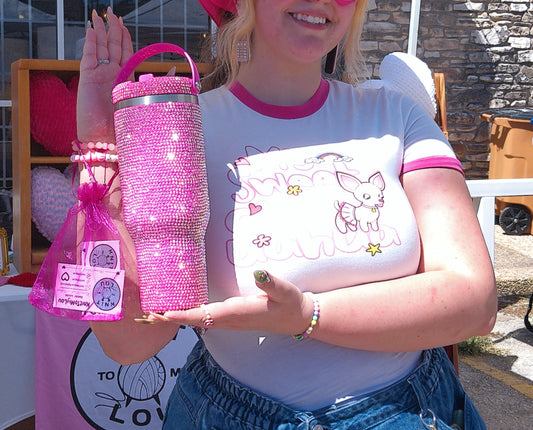 Lou’s Luxe Hot Pink Cup (Made to Order)