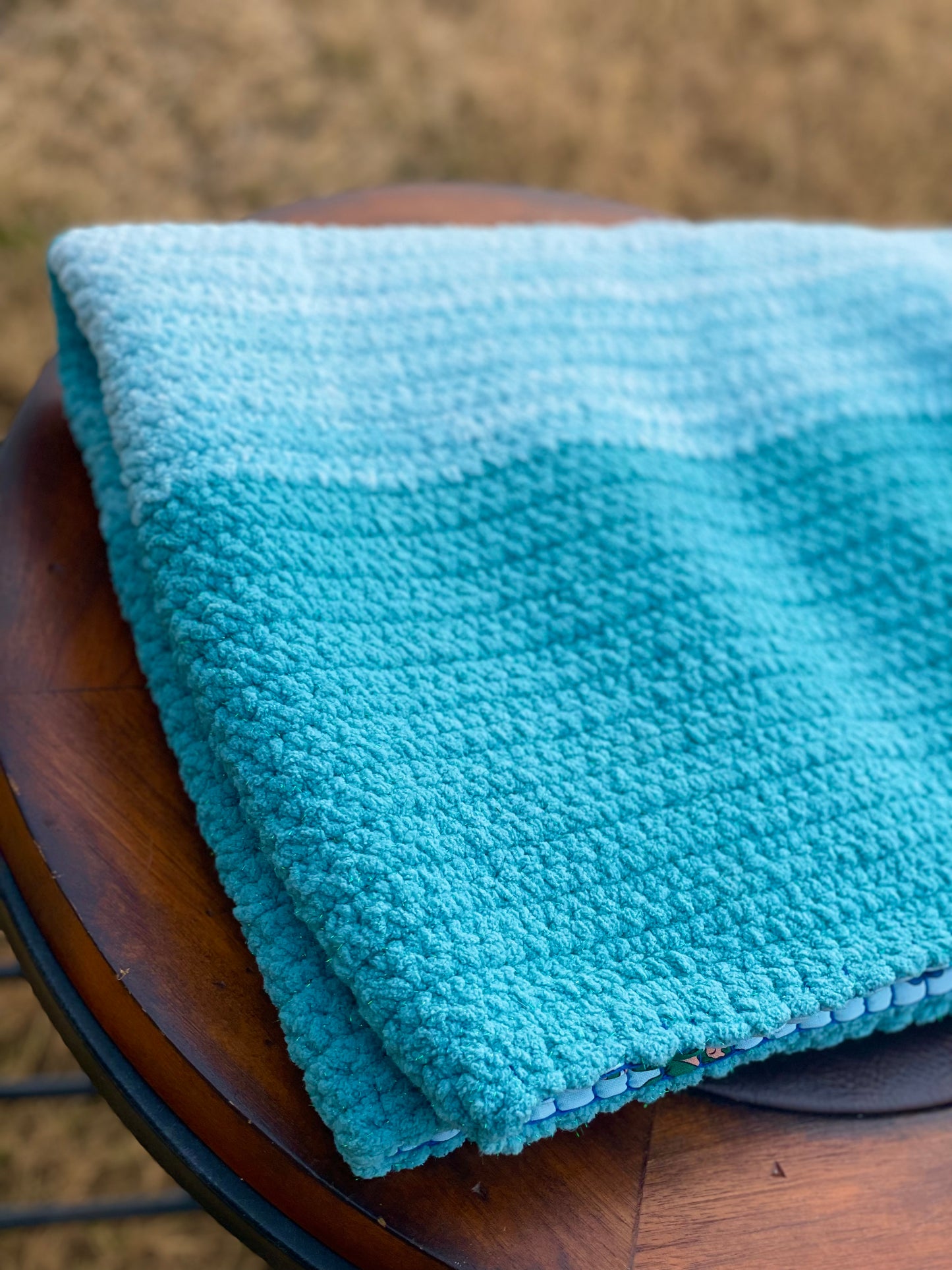 Dreaming in Waves Reversible Baby Blanket (Made to Order)