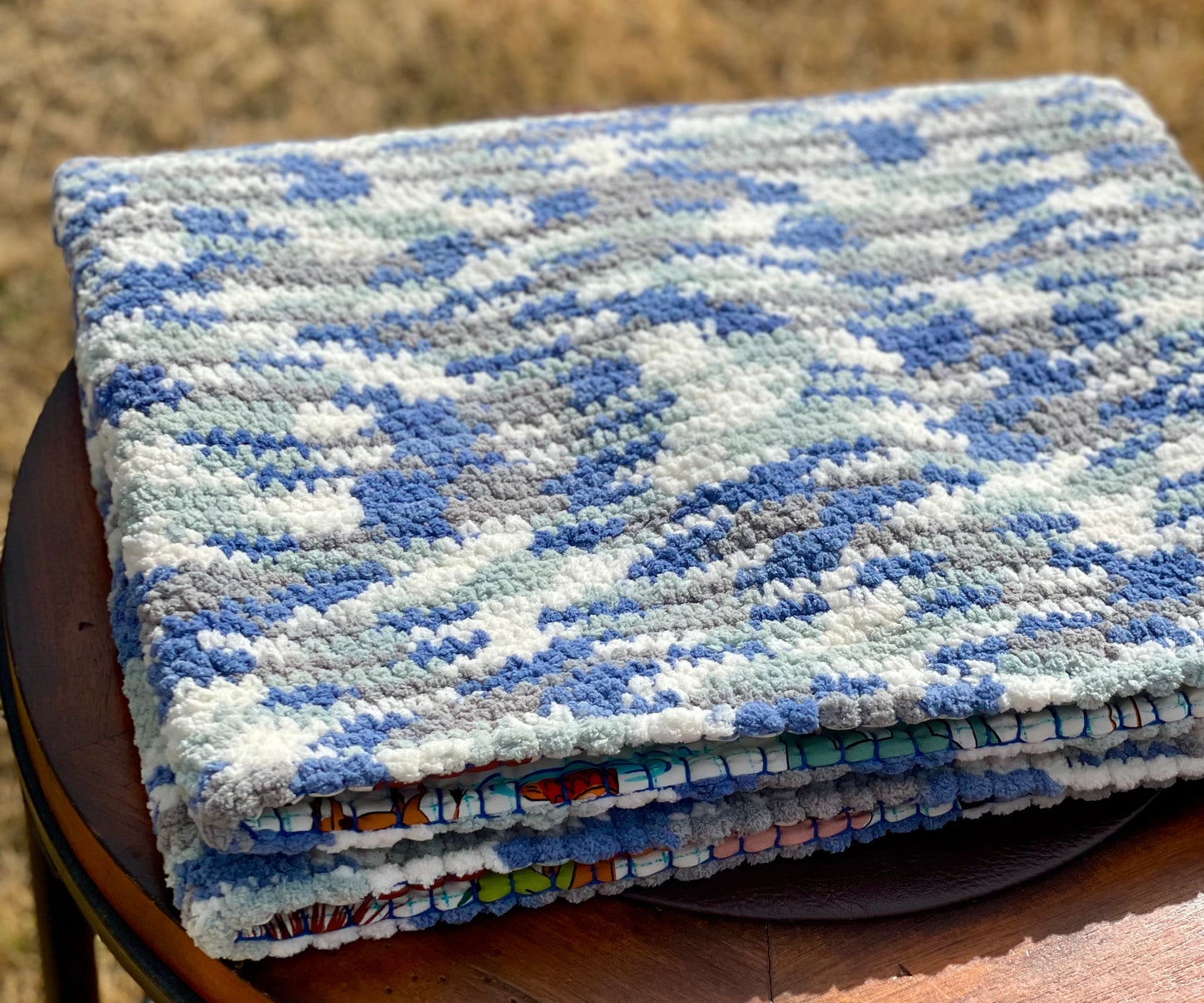 Animal ABCs Reversible Baby Blanket (Made to Order)