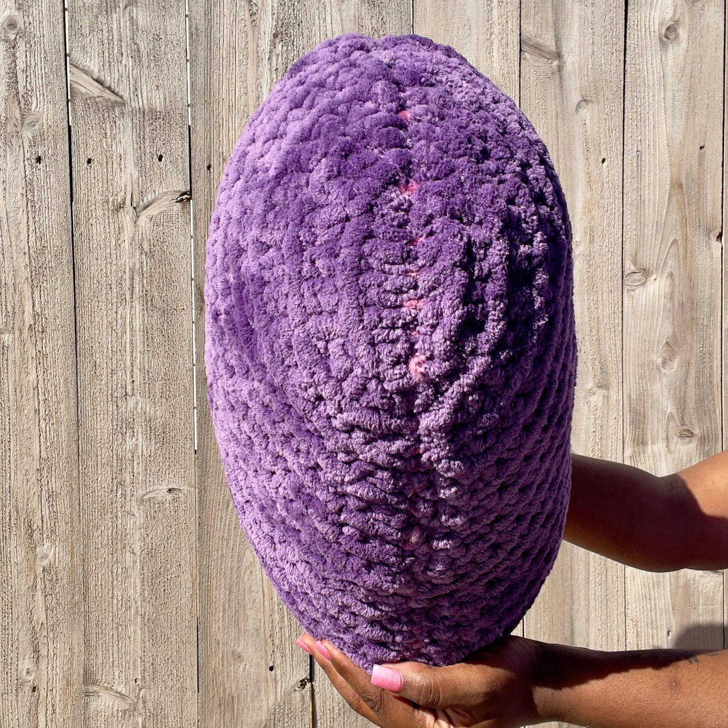 Piece of My Heart Knitted Heart Pillow (Made to Order)