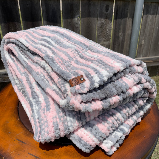 Fairytale Knitted Adult Sized Blanket (Made to Order)
