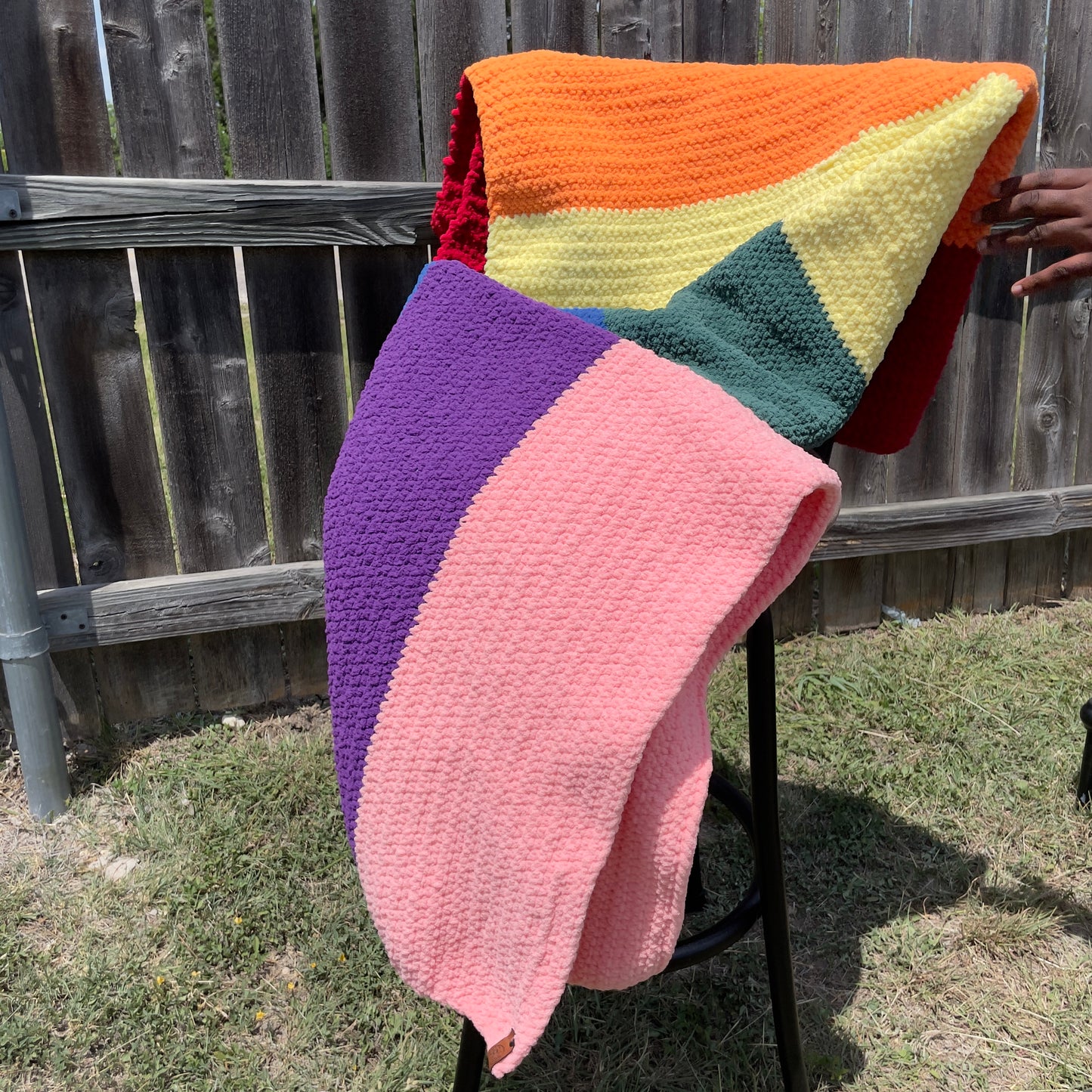 Pride Rainbow Blanket (Made to Order)