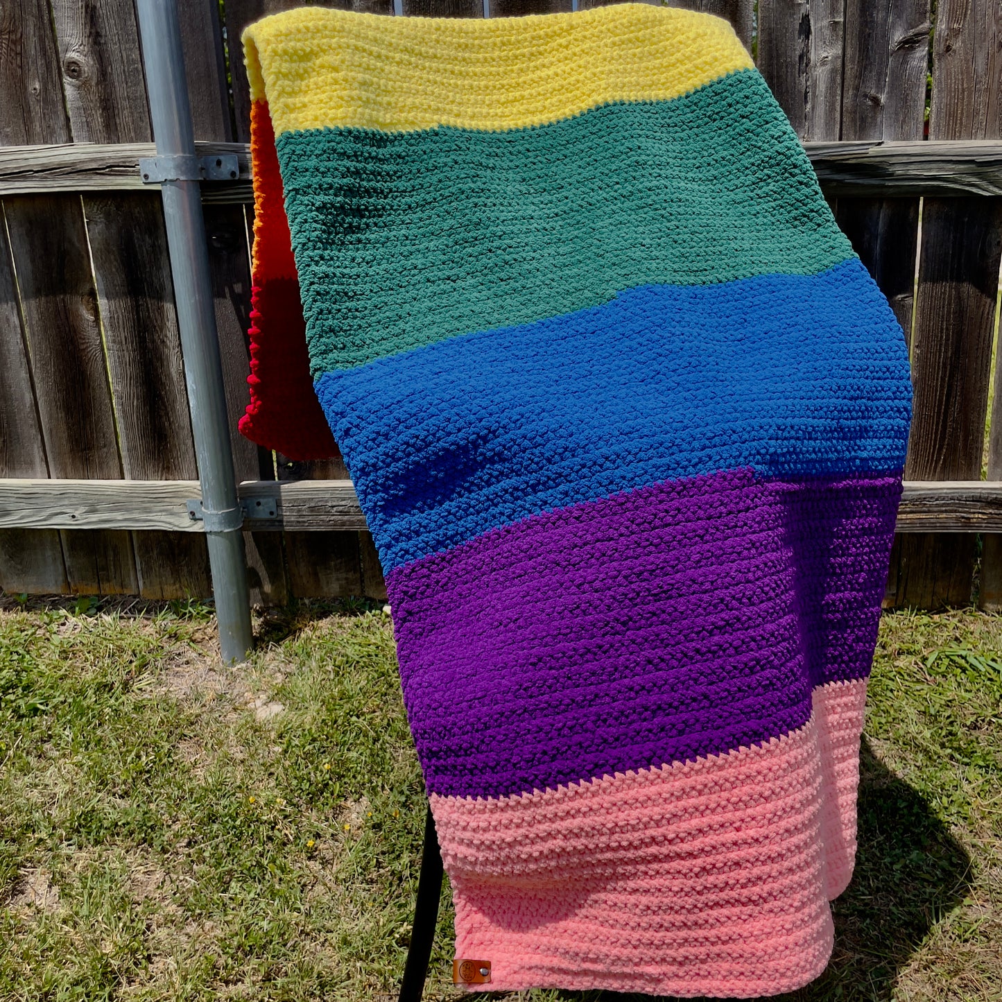 Pride Rainbow Blanket (Made to Order)