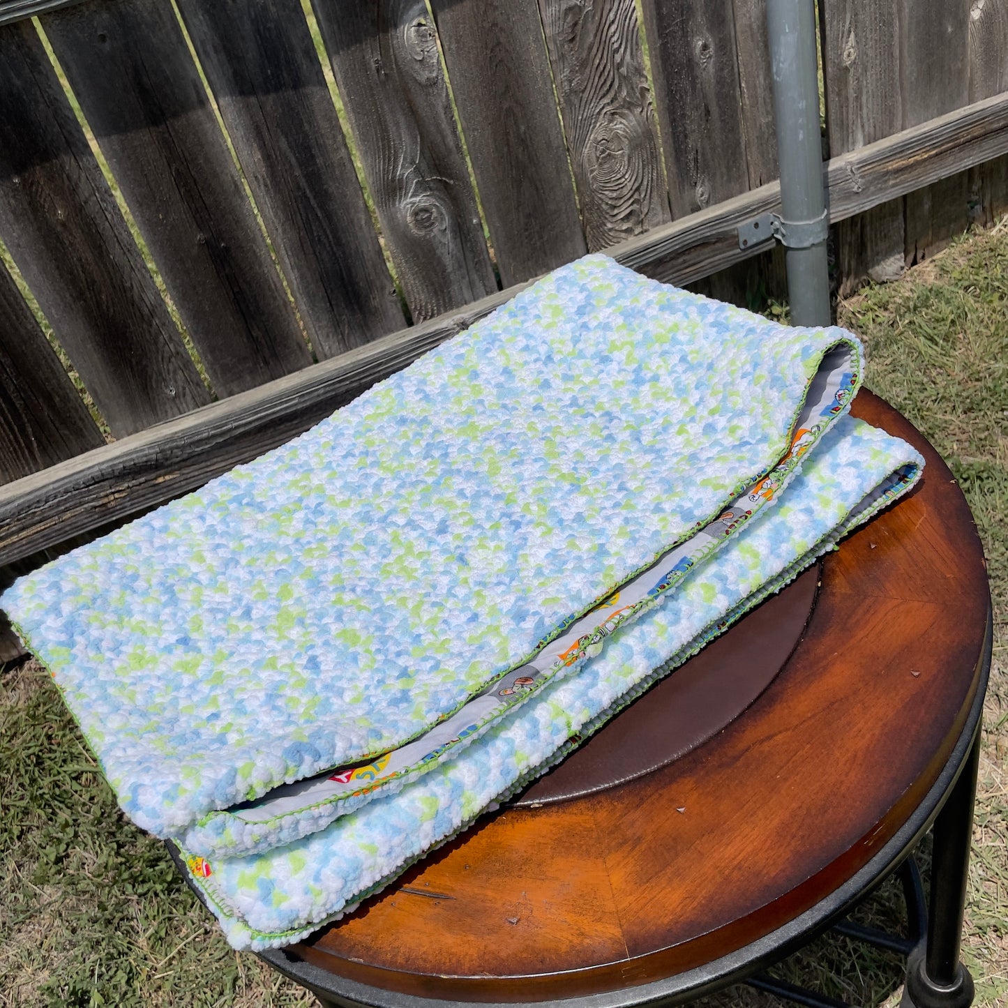 Toy Themed Reversible Baby Blanket (Made to Order)