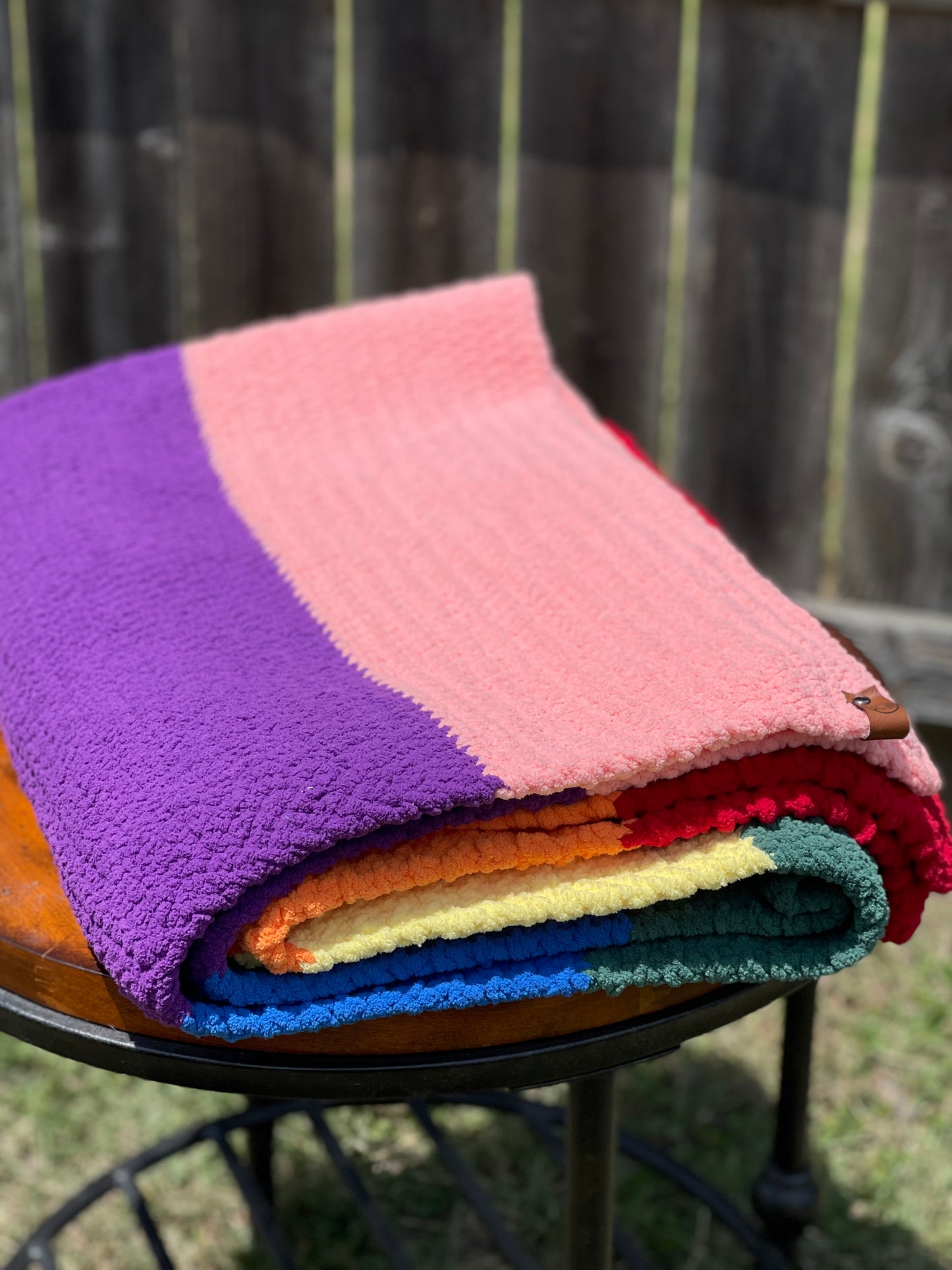 Pride Rainbow Blanket (Made to Order)