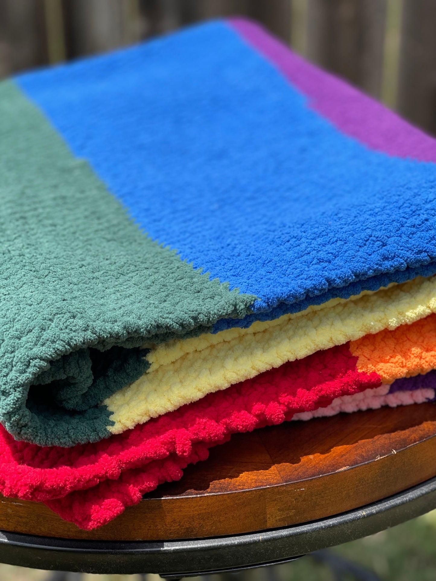 Pride Rainbow Blanket (Made to Order)