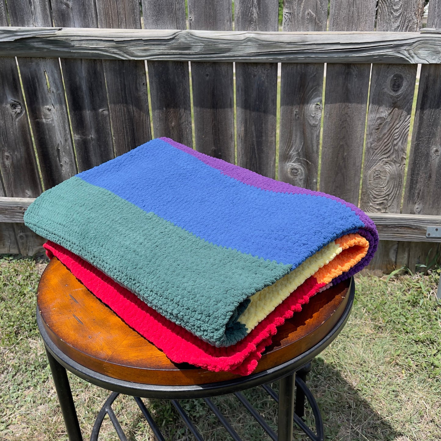 Pride Rainbow Blanket (Made to Order)
