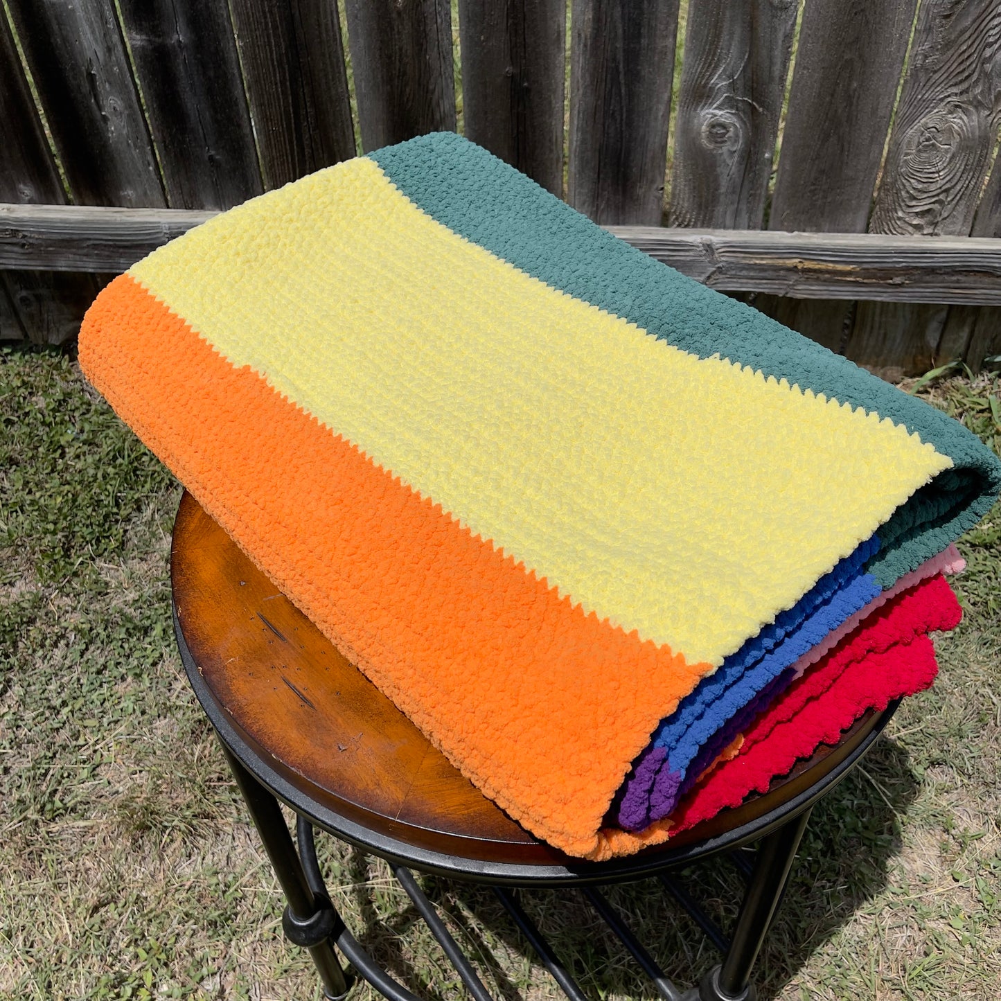 Pride Rainbow Blanket (Made to Order)
