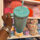 Lou’s Luxe Teal Ombre Cup (Made to Order)