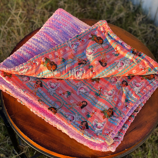 Te Fiti Reversible Baby Blanket (Made to Order)