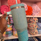 Lou’s Luxe Teal Ombre Cup (Made to Order)