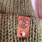 Olive Green Single Pom Pom Beanie (Made to Order)