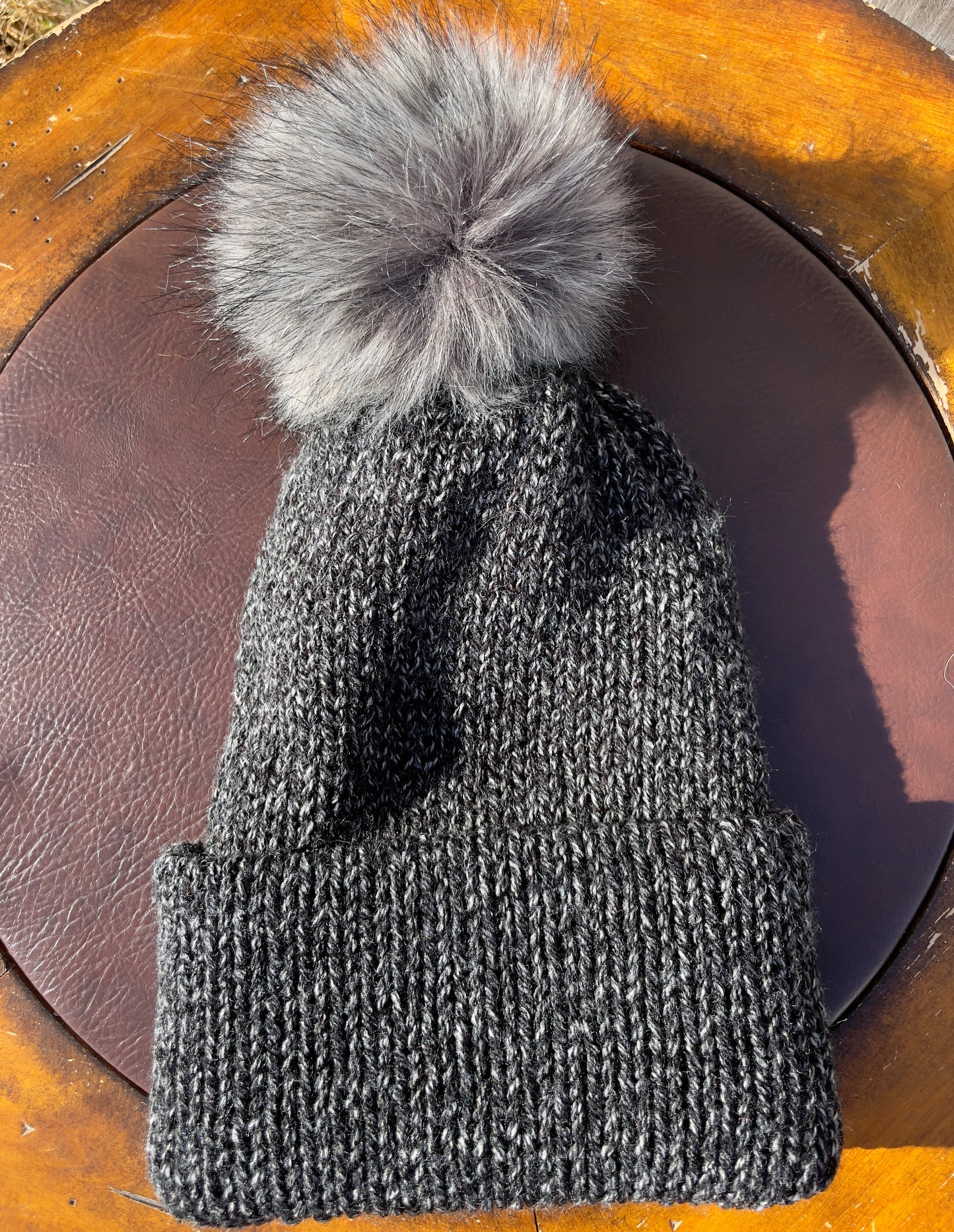 Starry Night Single Pom Pom Beanie (Made to Order)