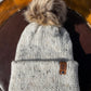 Classic Tweed Single Pom Pom Beanie (Ready to Ship)