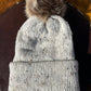 Classic Tweed Single Pom Pom Beanie (Ready to Ship)