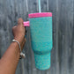 Lou’s Luxe Aquamarine Cup (Made to Order)