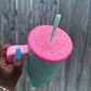Lou’s Luxe Aquamarine Cup (Made to Order)