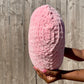 Pretty in Pink Knitted Heart Pillow (Made to Order)