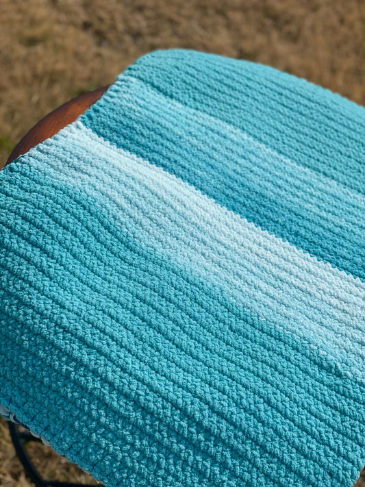 Dreaming in Waves Reversible Baby Blanket (Made to Order)