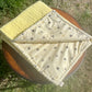 Bee Blessed Reversible Baby Blanket (Made to Order)