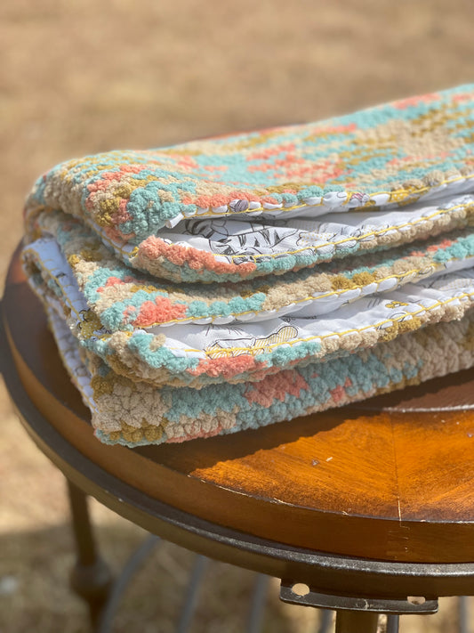 True Friends Reversible Baby Blanket (Made to Order)