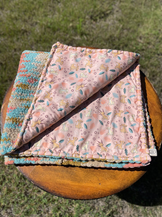 The King Reversible Baby Blanket (Made to Order)