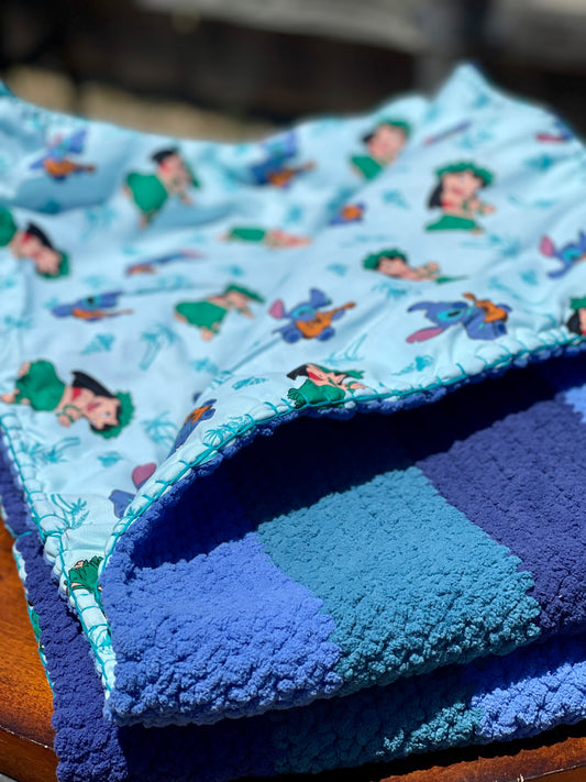 Summertime Breeze Reversible Baby Blanket (Made to Order)